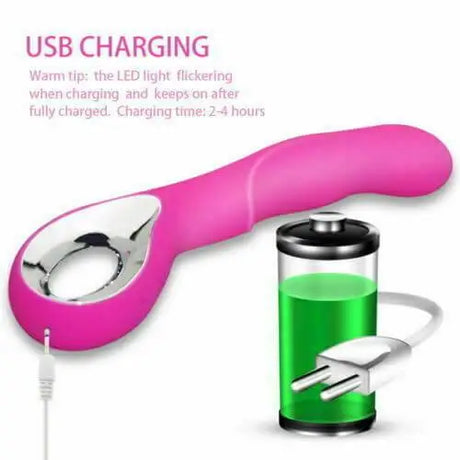 Luxury Usb Rechargeable Classic Vibrator Pink - Sex Toys - Save 15% - Usb - Fast Shipping - United Kingdom Stoke-on-trent