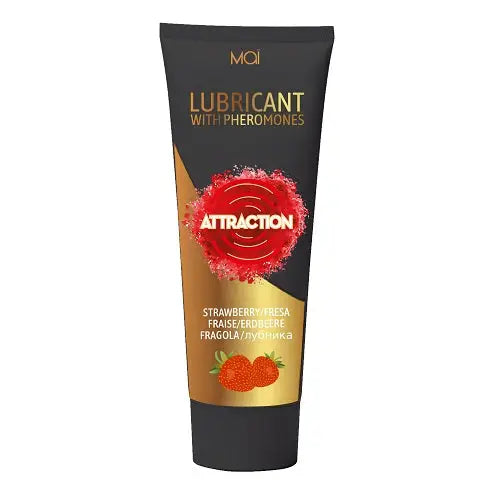 Mai Attraction Lubricant with Pheromones Strawberry 100ml - Sexual Enhancers - Save 15% - Sale United Kingdom Stoke-on-trent