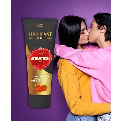Mai Attraction Lubricant with Pheromones Strawberry 100ml - Sexual Enhancers - Save 15% - Sale United Kingdom Stoke-on-trent