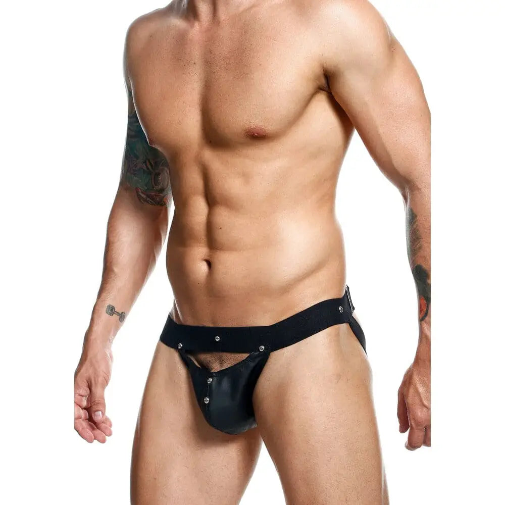 Male Basics Dngeon Peekaboo Jock Black one Size - Save 15% - one - Fast - Sale United Kingdom Stoke-on-trent
