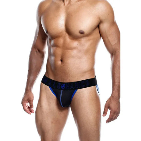 Male Basics Neon Jock Blue - Fast Shipping - Sale United Kingdom Stoke-on-trent