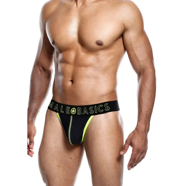 Male Basics Neon Thong Yellow - Fast Shipping - Sale United Kingdom Stoke-on-trent