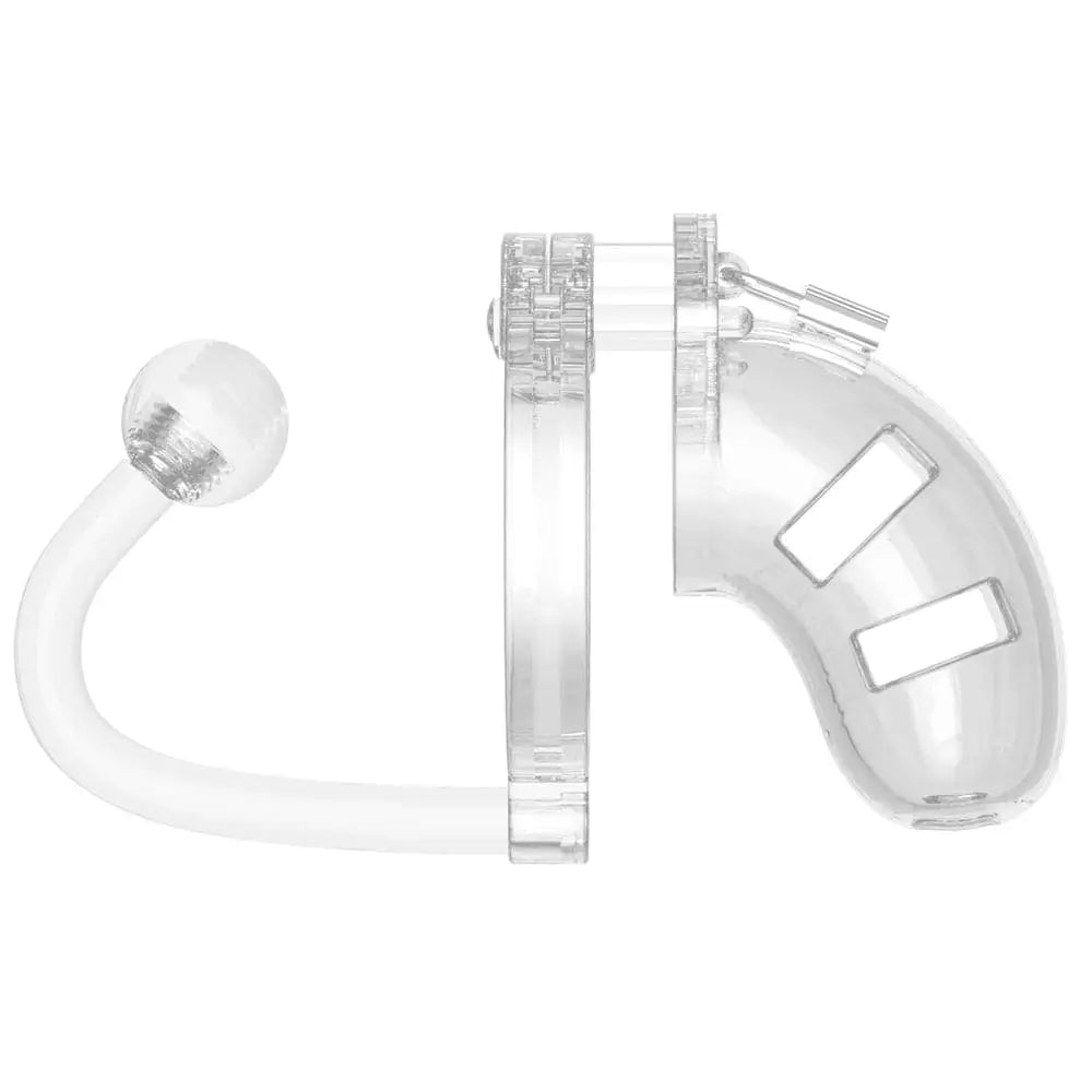 Man Cage 10 Male 3.5 Inch Clear Chastity with Anal Plug - Save 20% - with - Sale United Kingdom Stoke-on-trent