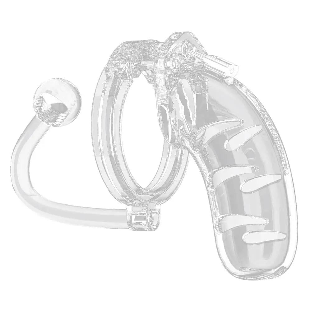 Man Cage 11 Male 4.5 Inch Clear Chastity with Anal Plug - Save 20% - with - Sale United Kingdom Stoke-on-trent
