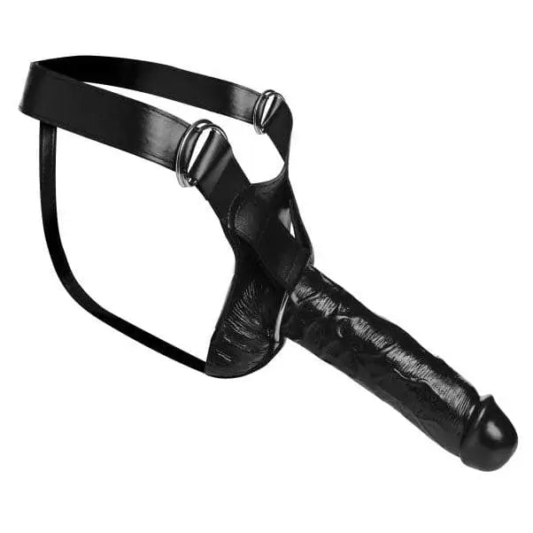 Master Series Infiltrator Hollow Strap on Black 10 Inch Dildo - Save 20% - on - United Kingdom Stoke-on-trent