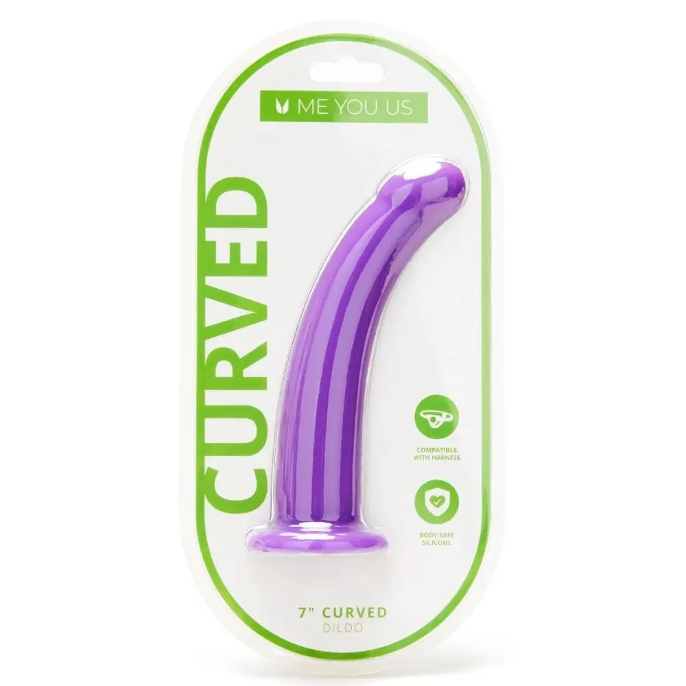 Me you us 7 Inch Curved Silicone Dildo - Save 15% - you us - Fast Shipping - United Kingdom Stoke-on-trent