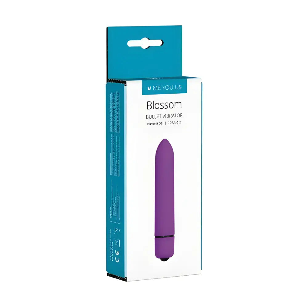 Me you us Blossom 10 Mode Bullet Vibrator Purple - Sex Toys - Save 15% - you us - Fast - United Kingdom Stoke-on-trent