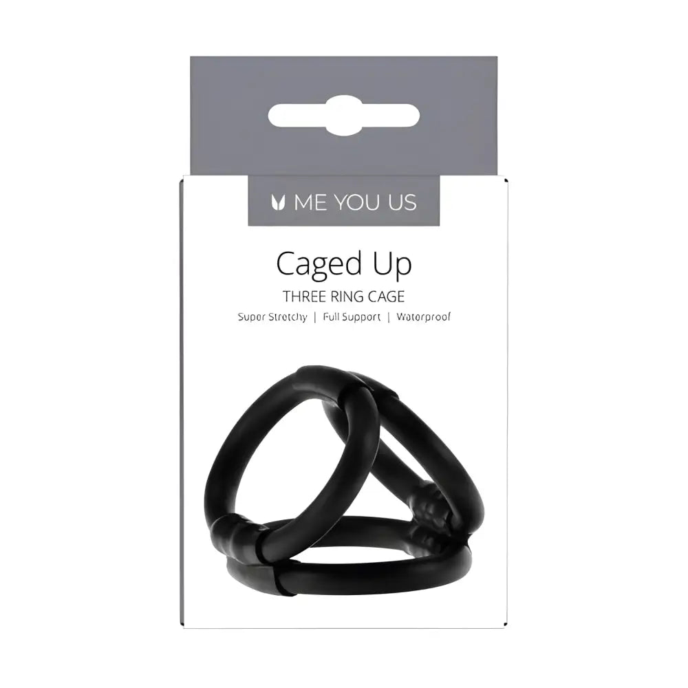 Me you us Caged Up Cock Cage Black - Sex Toys - Save 15% - you us - Fast Shipping - Sale United Kingdom Stoke-on-trent