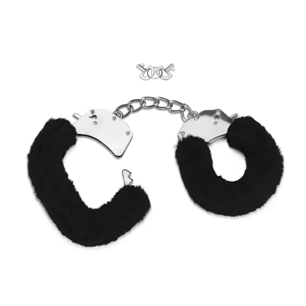 Me you us Furry Handcuffs Black - Sex Toys - Save 15% - you us - Fast Shipping - Sale United Kingdom Stoke-on-trent