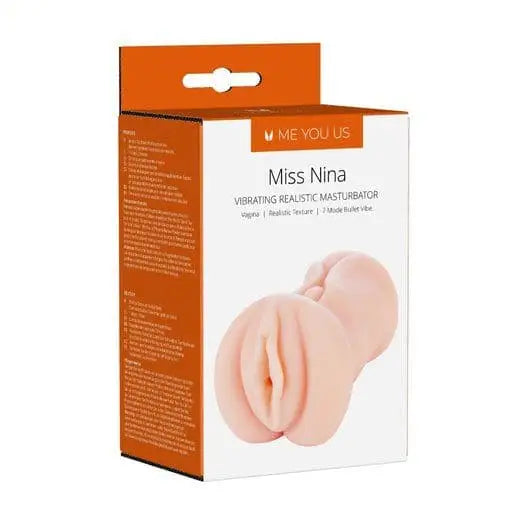 Me you us Miss Nina Premium Vibrating Realistic Masturbator Flesh - Sex Toys - Save 15% - you us - Sale United Kingdom Stoke-on-trent