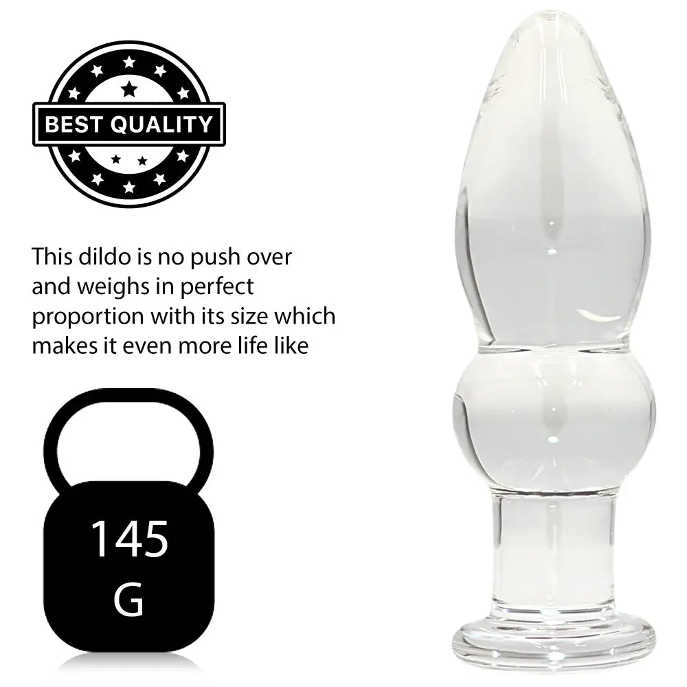 Medium Glass Butt Plug Anal Dildo - Sex Toy - Save 15% - Fast Shipping - Dildos United Kingdom Stoke-on-trent