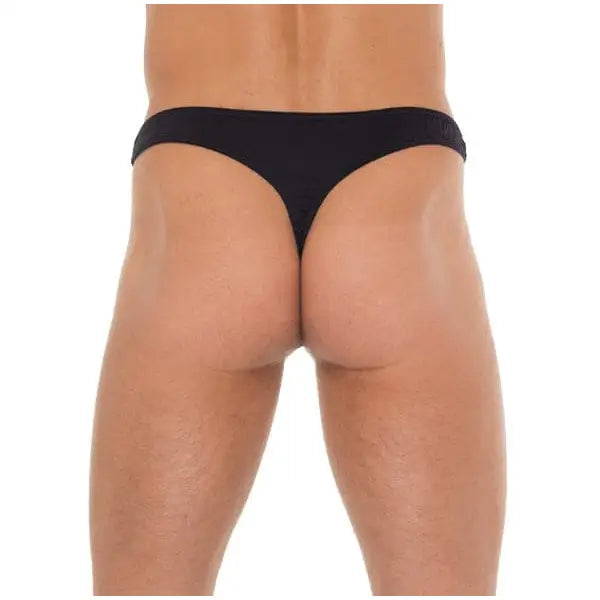Mens Black Gstring with a Net Pouch - Save 15% - Gstring with a - Fast Shipping - Sale United Kingdom Stoke-on-trent