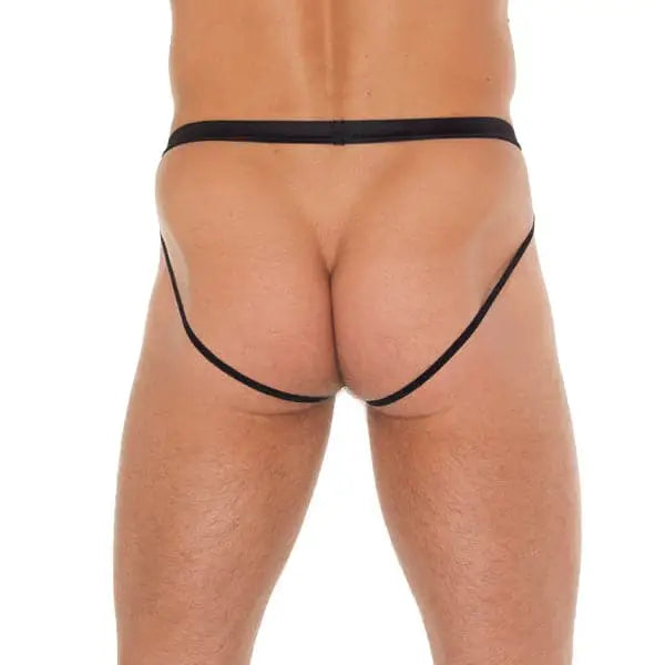 Mens Black Pouch with Jockstraps - Save 15% - with - Fast Shipping - Sale United Kingdom Stoke-on-trent