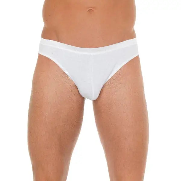 Mens White Cotton Gstring - Save 15% - Gstring - Fast Shipping - Sale United Kingdom Stoke-on-trent