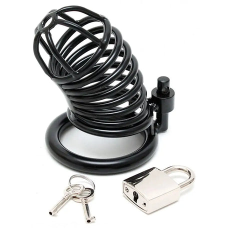Metal Male Chastity Device with Padlock - Save 20% - with - Fast Shipping - Sale United Kingdom Stoke-on-trent