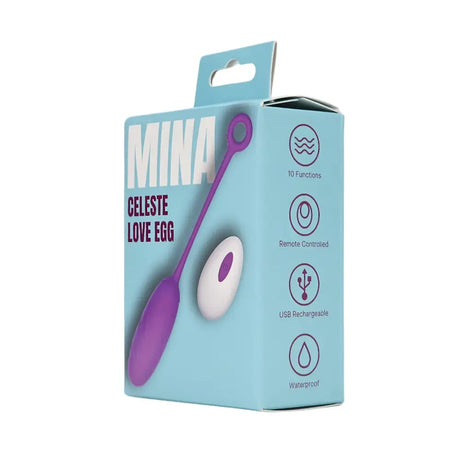 Mina Celeste 10 Function Love Egg - Fast Shipping - Vibrator United Kingdom Stoke-on-trent