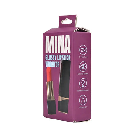 Mina Glossy Lipstick Vibrator - Fast Shipping - United Kingdom Stoke-on-trent