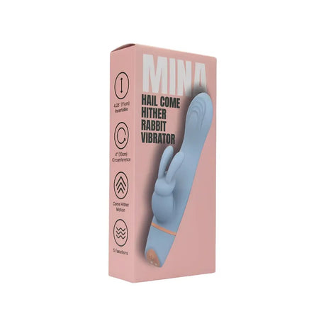 Mina Hail Come Hither Rabbit Vibrator - Fast Shipping - United Kingdom Stoke-on-trent