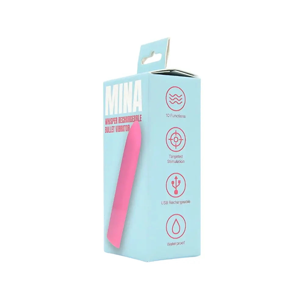 Mina Whisper Rechargeable Bullet Vibrator - Save 15% - United Kingdom Stoke-on-trent