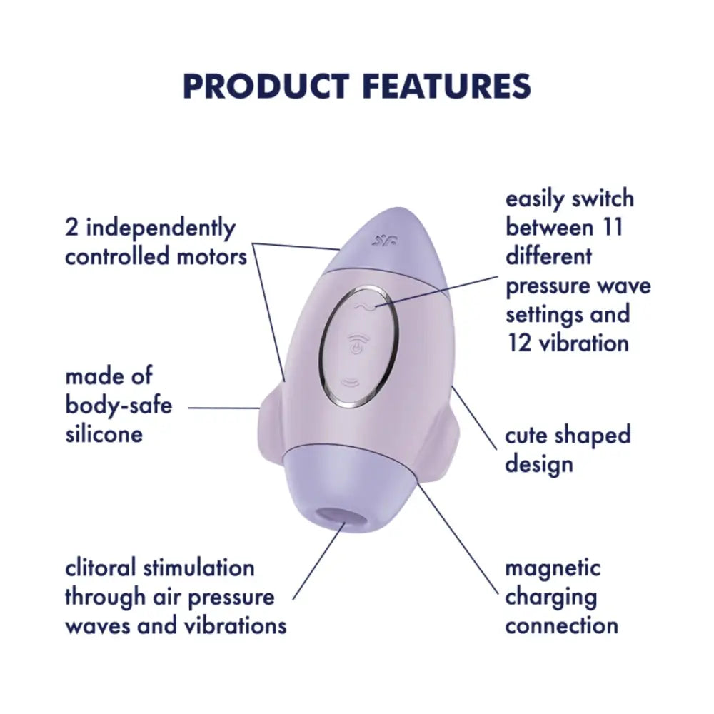 Mission Control Violet - Save 20% - Violet - Fast Shipping - Vibrator United Kingdom Stoke-on-trent