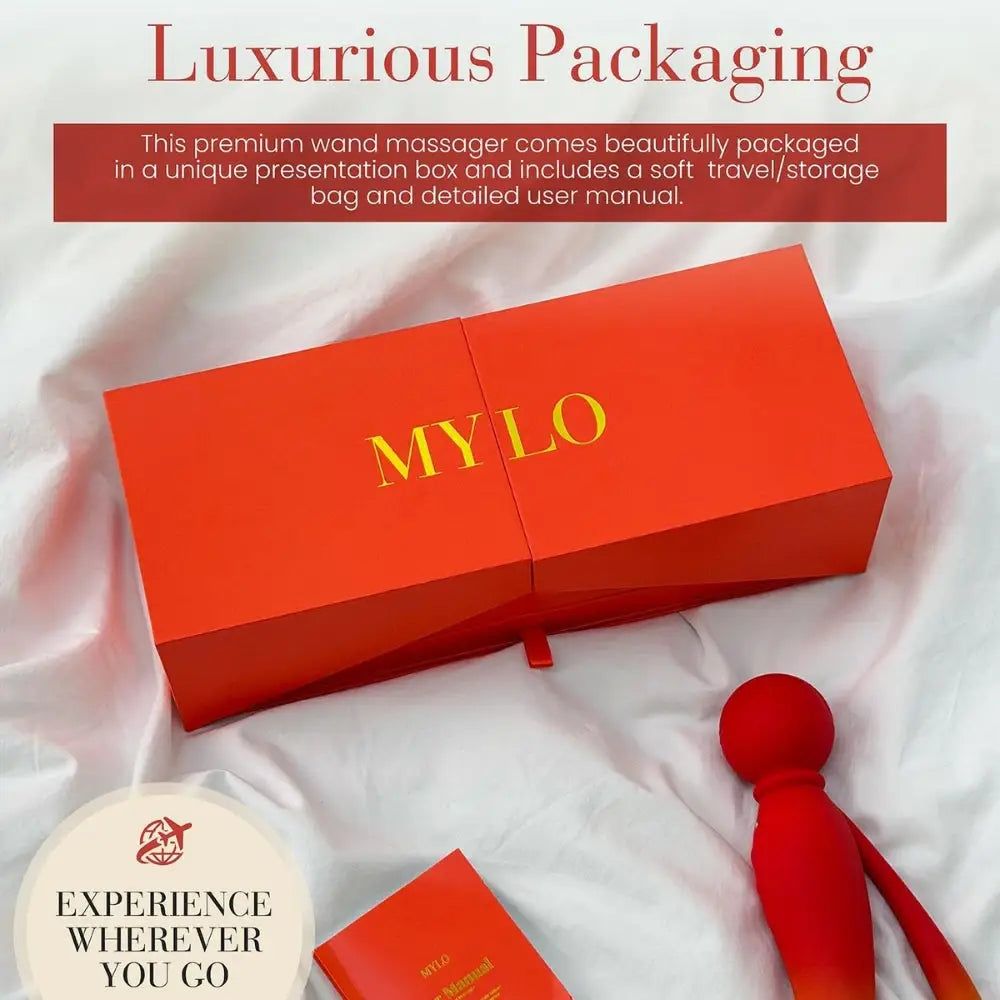 Mylo 3-in-1 Body Wand Massager Fire - Save 5% - Vibrator United Kingdom Stoke-on-trent