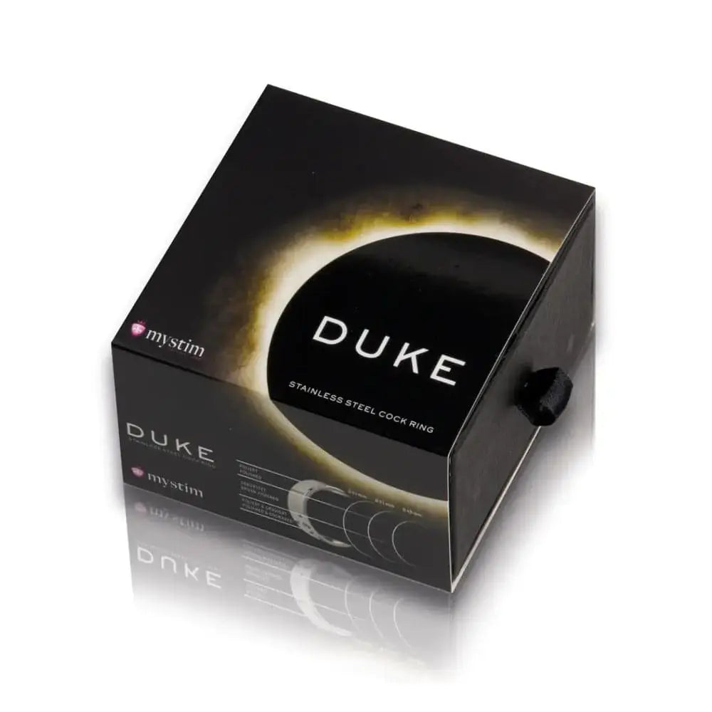 Mystim Duke Stainless Steel Polished Cock Ring - Save 20% - Mystim - Fast - Sale United Kingdom Stoke-on-trent