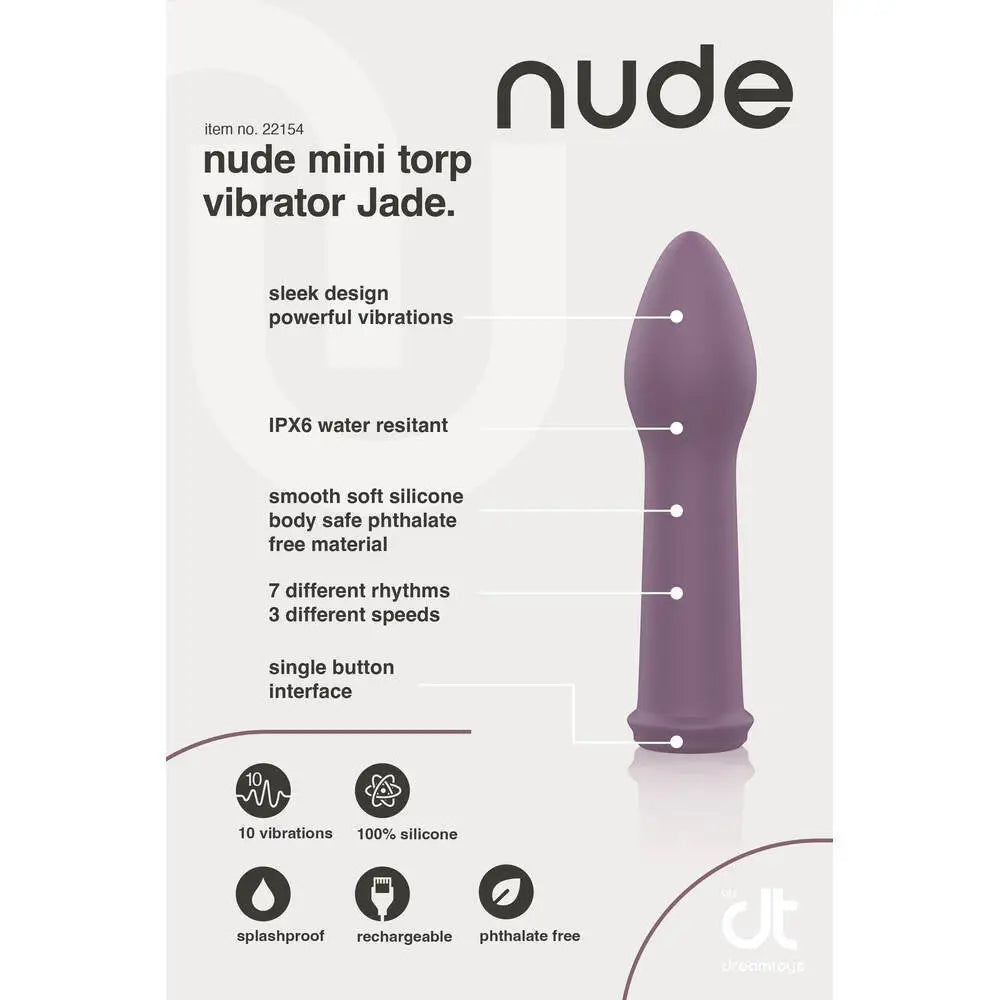 Nude Jade Mini Torp Vibrator - Save 20% - Fast Shipping - Sale United Kingdom Stoke-on-trent