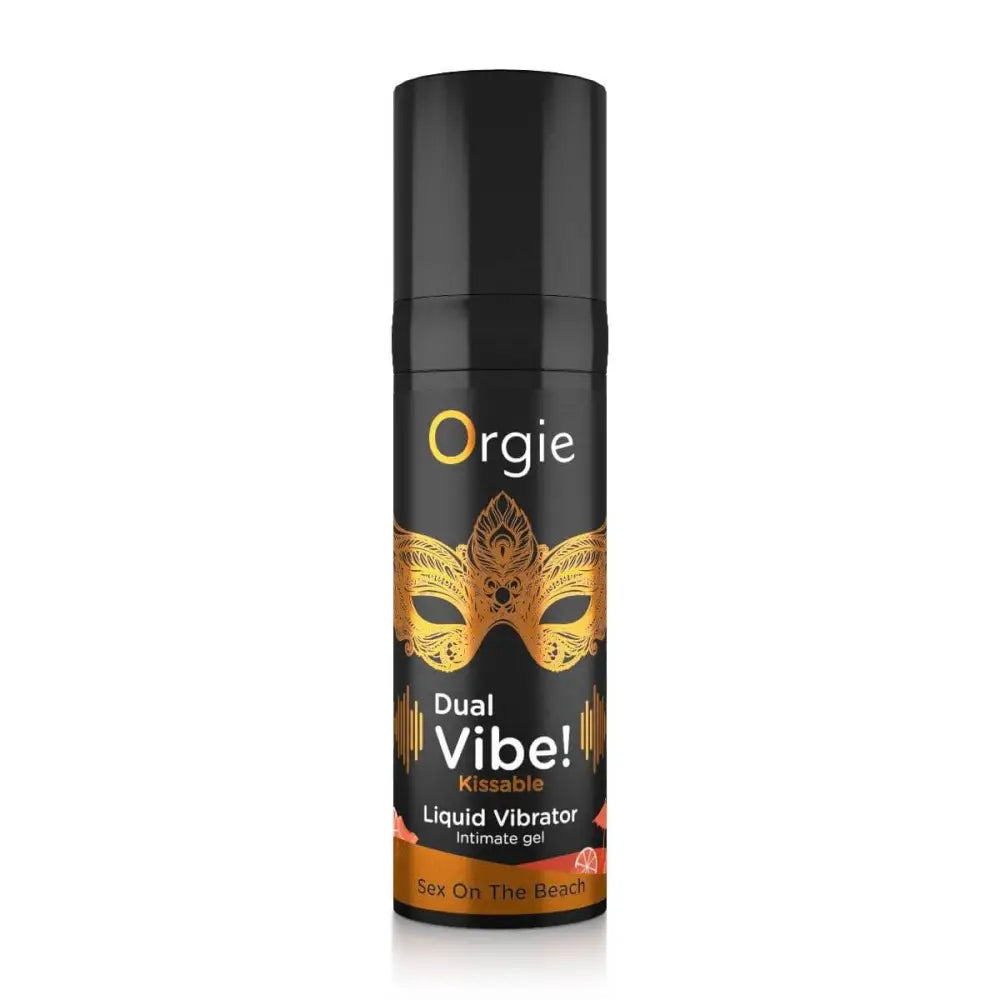 Orgie Dual Vibe - Kissable Liquid Vibrator - Sex on the Beach 15ml - Save 10% - on the - Sale United Kingdom Stoke-on-trent