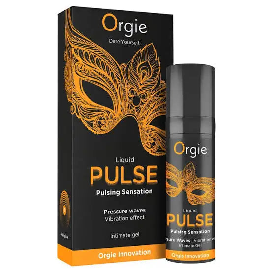 Orgie Liquid Pulse Pulsing Sensation Intimate Gel Enhancer for Her 15ml - Save 5% - Sexy Vibe! Vibrator - Fast Shipping - Sale United