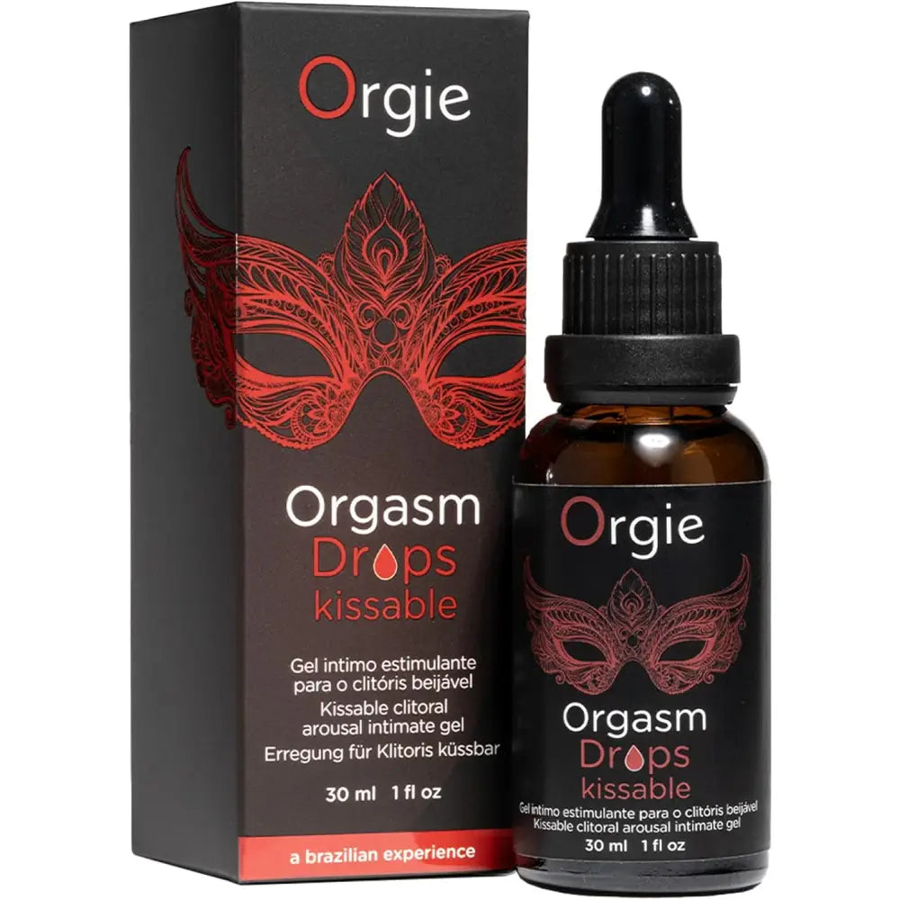 Orgie Orgasm Drops Kissable Intimate Gel Clitoral Arousal Warming for Her 30ml - Save 20% - Kissable - Sale United Kingdom Stoke-on-trent