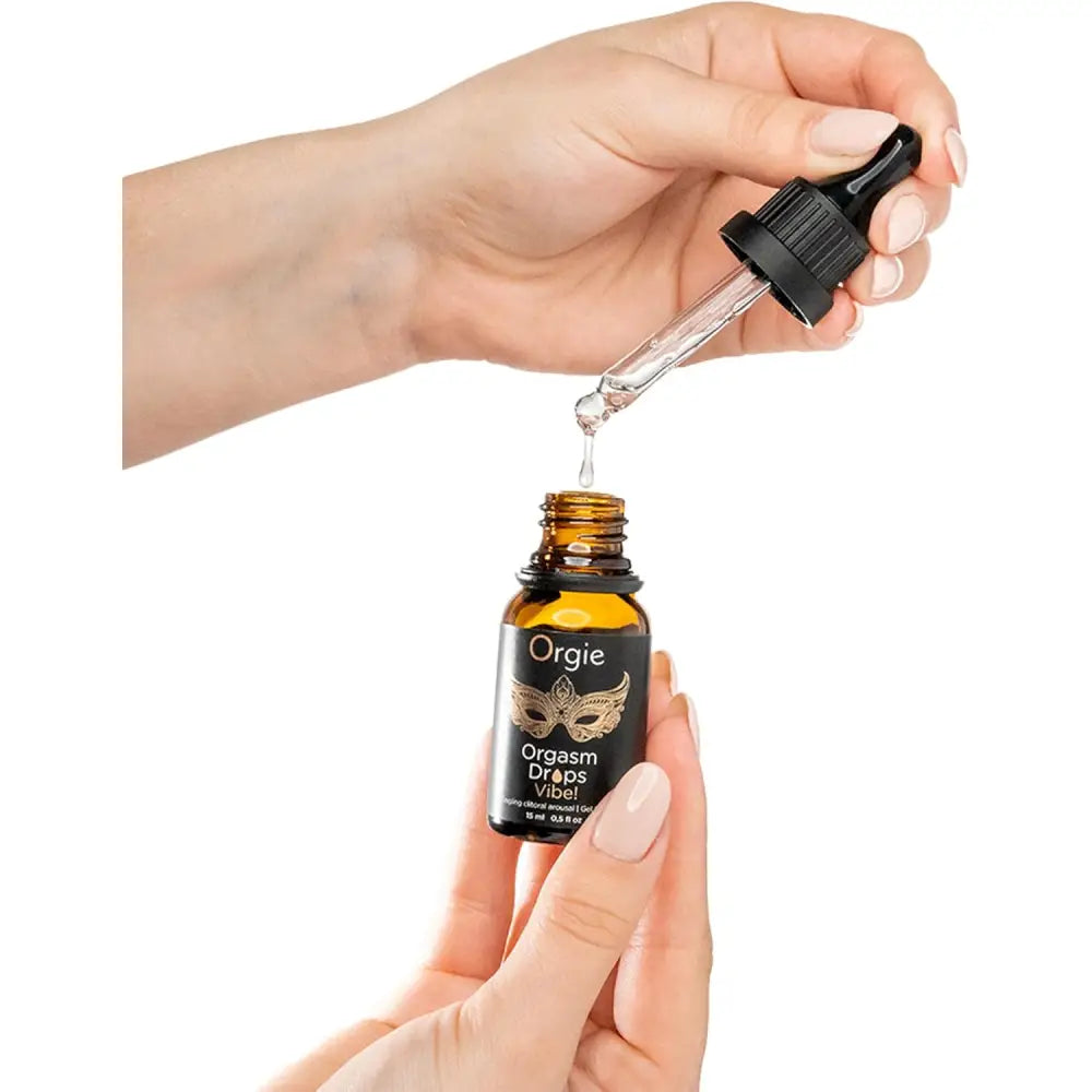 Orgie Orgasm Drops - Vibe! - Tingling Clitoral Arousal Serum 15ml - Save 20% - Sale United Kingdom Stoke-on-trent