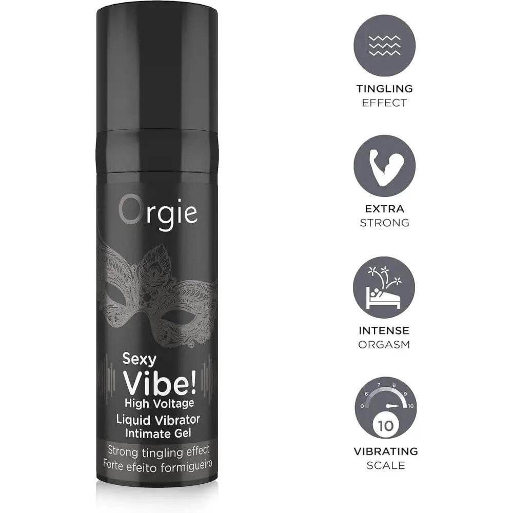 Orgie Sexy Vibe! High Voltage Liquid Vibrator 15ml - Save 10% - 15% - Fast - Sale United Kingdom Stoke-on-trent