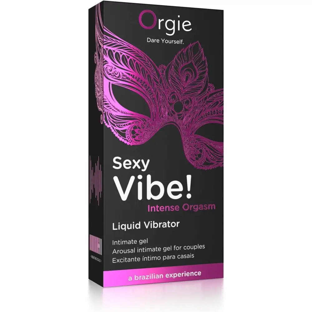 Orgie Sexy Vibe! Intense Orgasm Liquid Vibrator 15ml - Save 10% - 15% - Sale United Kingdom Stoke-on-trent