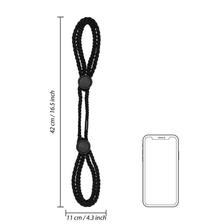 Ouch Adjustable Rope Hand Cuffs - Save 15% - Fast Shipping - Sale United Kingdom Stoke-on-trent