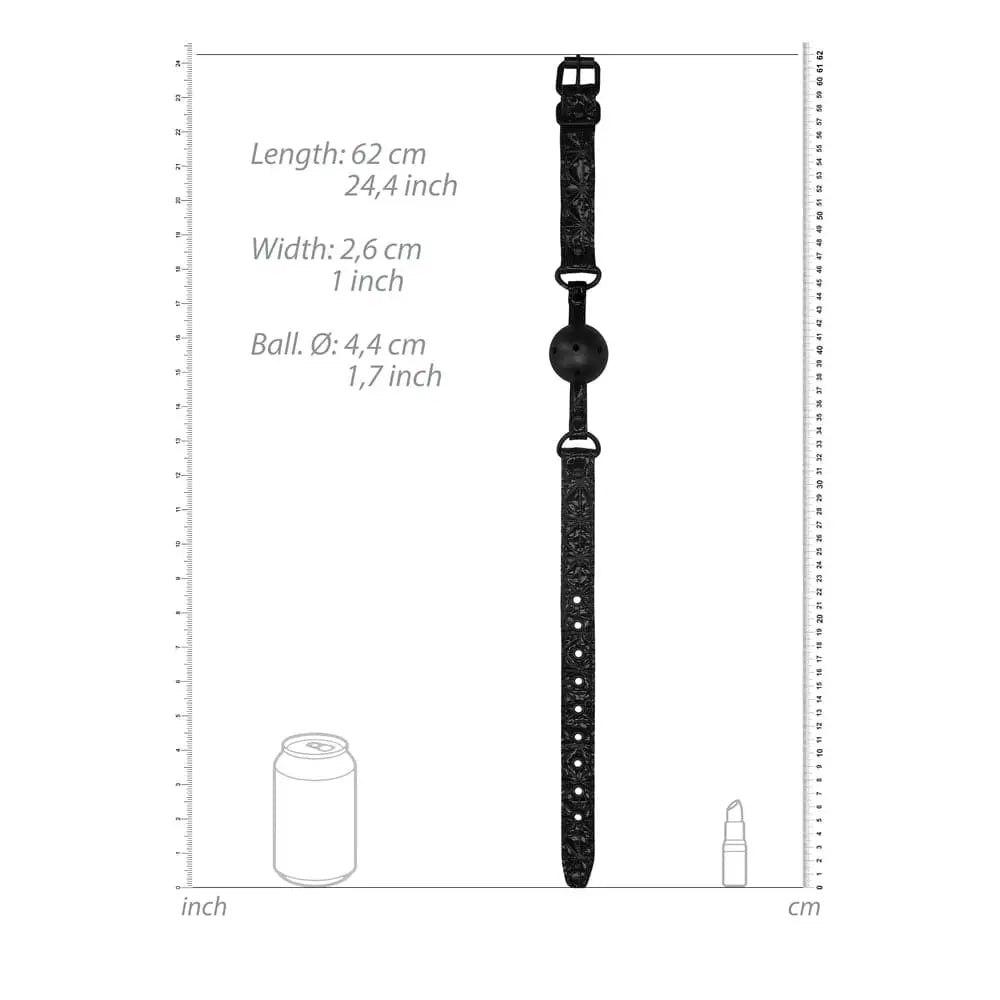 Ouch Breathable Luxury Black Ball Gag - Save 15% - Fast Shipping - Sale United Kingdom Stoke-on-trent