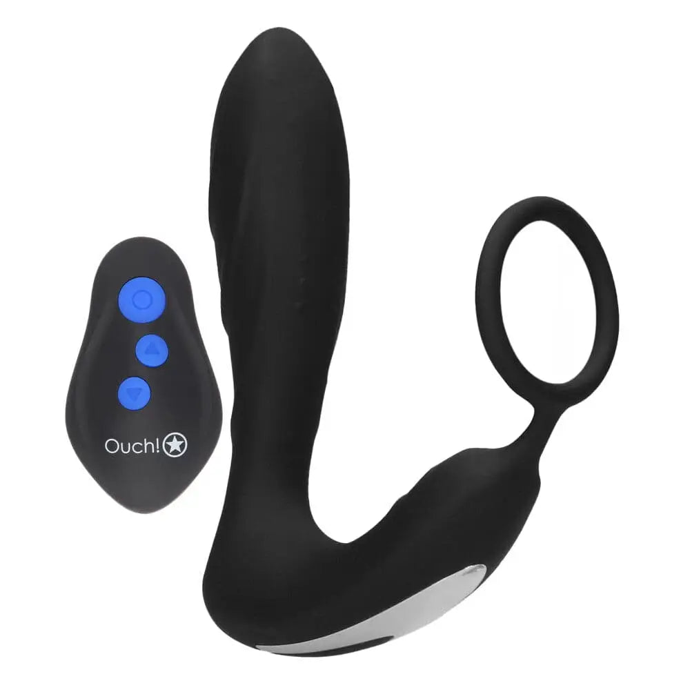 Ouch e Stimulation and Vibration Butt Plug Cock Ring - Save 20% - e and - Anal Dildos United Kingdom Stoke-on-trent