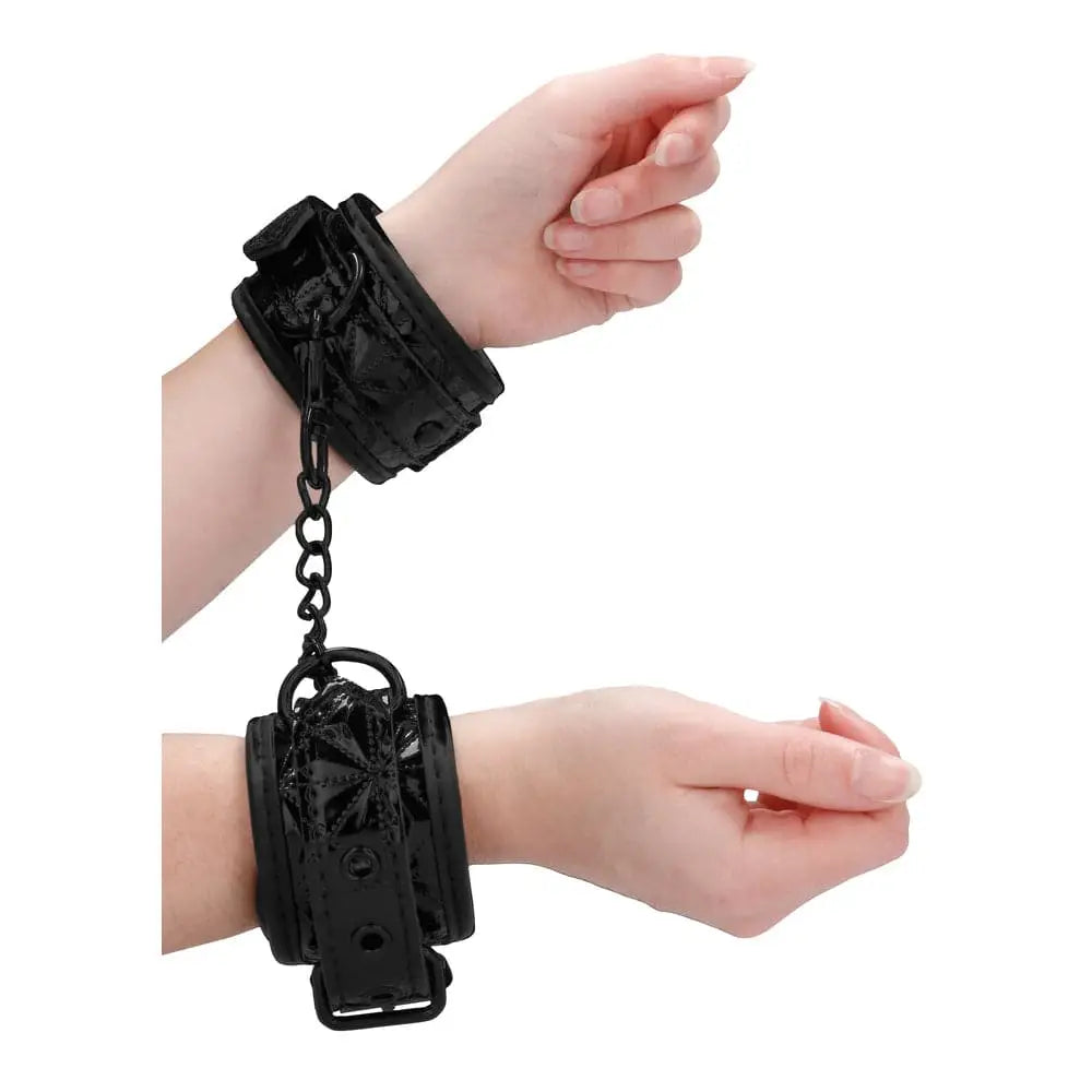Ouch Luxury Black Hand Cuffs - Save 15% - Fast Shipping - Sale United Kingdom Stoke-on-trent