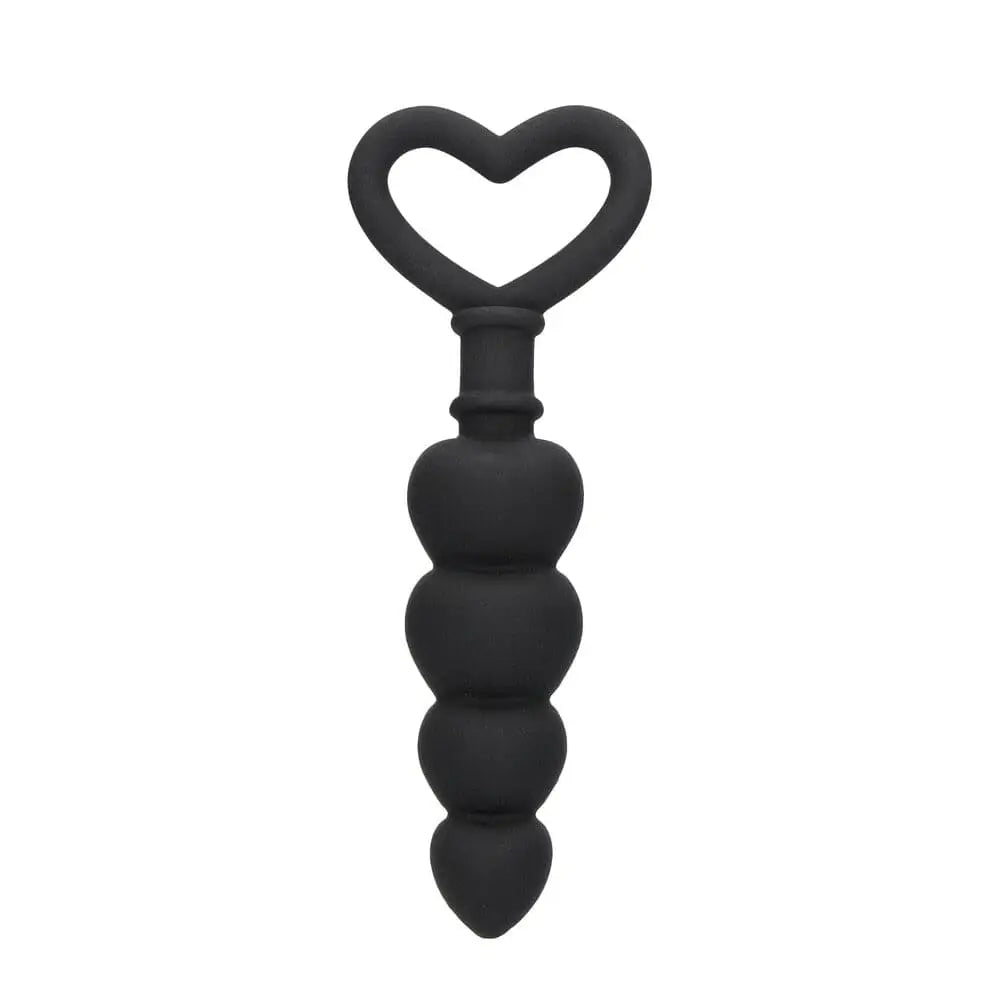 Ouch Silicone Anal Love Beads Black - Save 15% - Fast Shipping - Sale United Kingdom Stoke-on-trent
