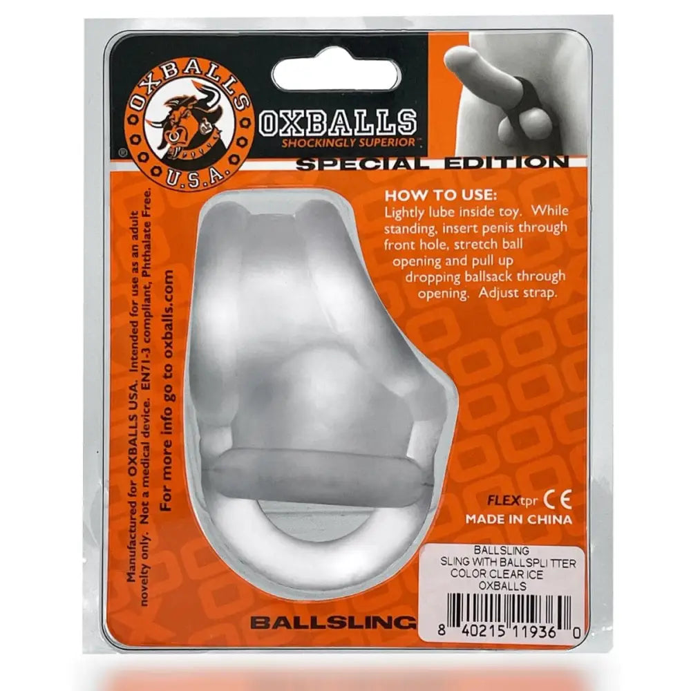 Oxballs Ballsling Ball-split-sling Clear Ice - Save 15% - Ball-split-sling - Fast - Sale United Kingdom Stoke-on-trent