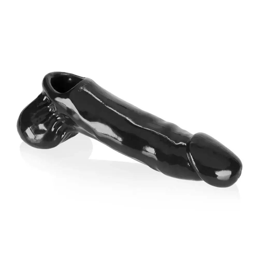 Oxballs Huge Xl Cocksheath Black Penis Extender Hollow Sleeve Cock Ring Extension for Men Male Sex Toy Couples Adult Very Big Large