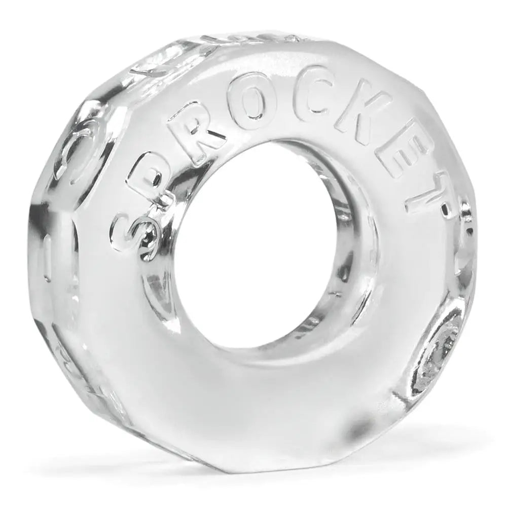 Oxballs Sprocket Clear – Thick Stretch Cock Ring Sex Toy - Save 15% - Sale United Kingdom Stoke-on-trent