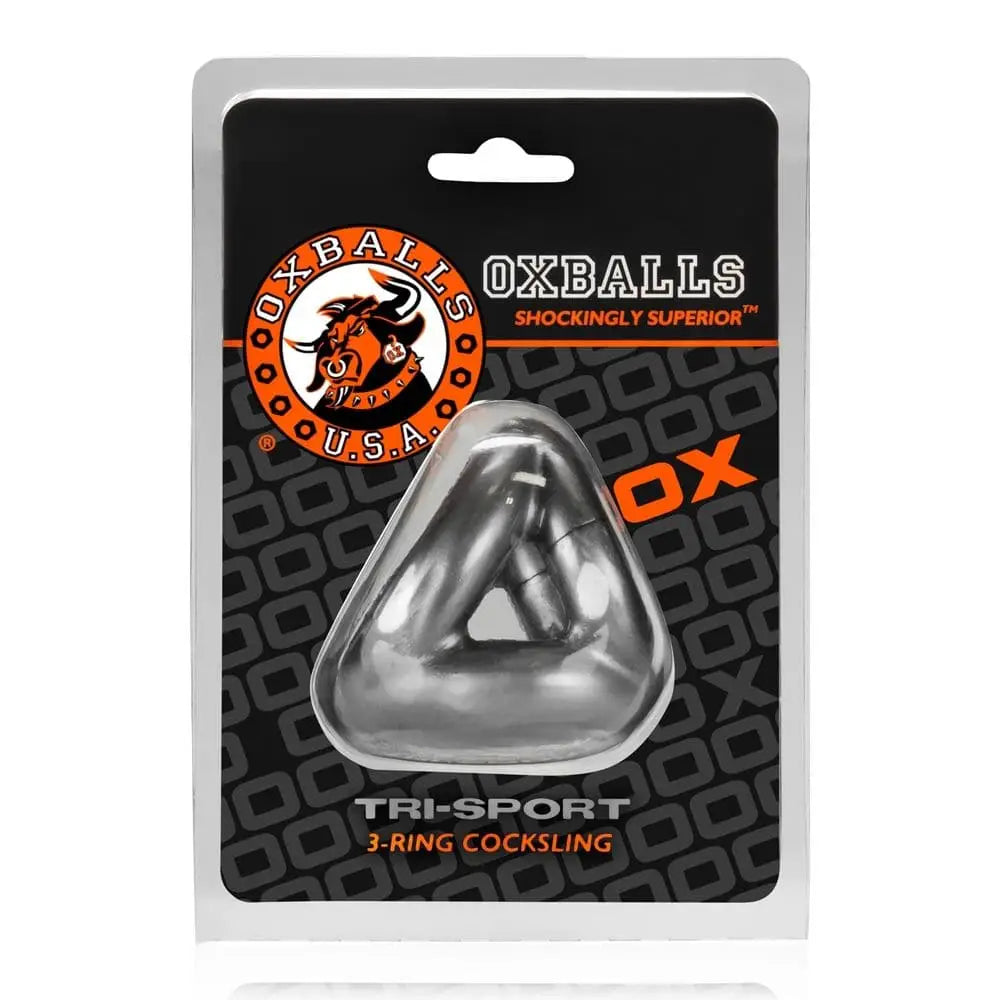 Oxballs Tri Sport Silver – Triple-ring Stretch Cocksling Sex Toy - Save 30% - Sale United Kingdom Stoke-on-trent