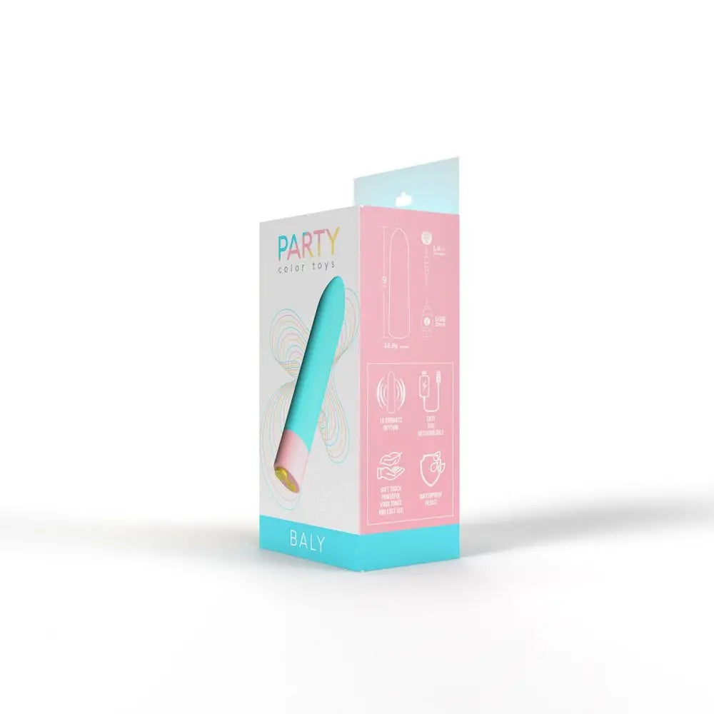 Party Color Baly Bullet Vibrator Blue - Baly - Fast Shipping - United Kingdom Stoke-on-trent