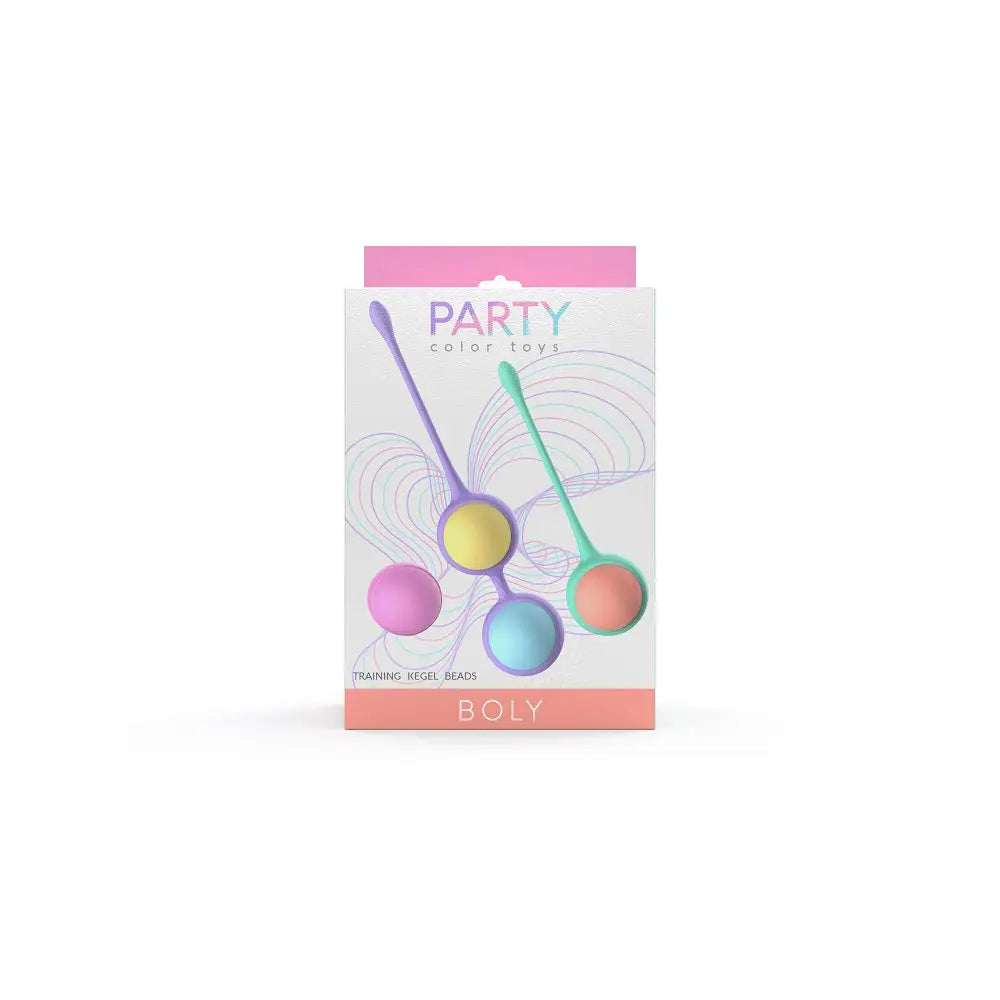 Party Color Boly Kegel Training Beads - Boly - Fast Shipping - Sex Toys United Kingdom Stoke-on-trent