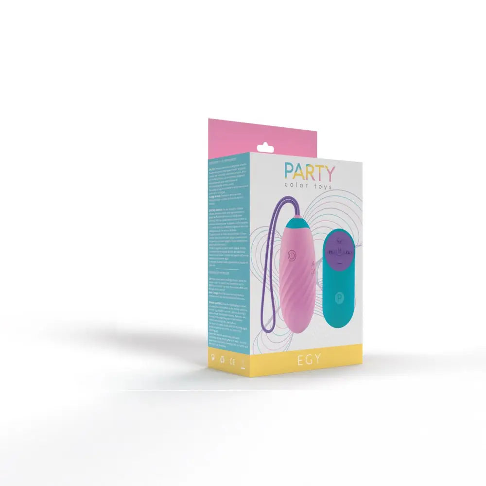 Party Color Egy Vibrating Love Egg Pink - Egy - Fast Shipping - Vibrator United Kingdom Stoke-on-trent