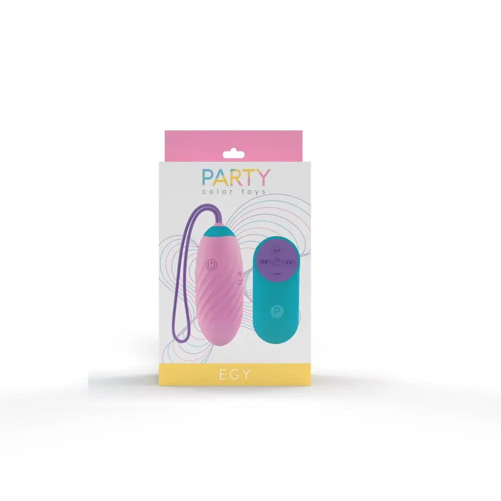 Party Color Egy Vibrating Love Egg Pink - Egy - Fast Shipping - Vibrator United Kingdom Stoke-on-trent