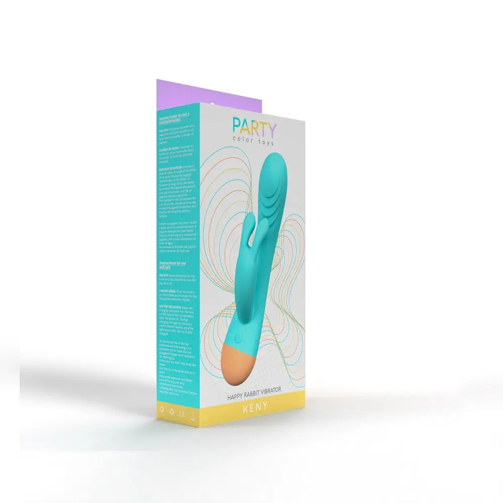Party Color Keny Rabbit Vibrator Blue - Keny - Fast Shipping - United Kingdom Stoke-on-trent