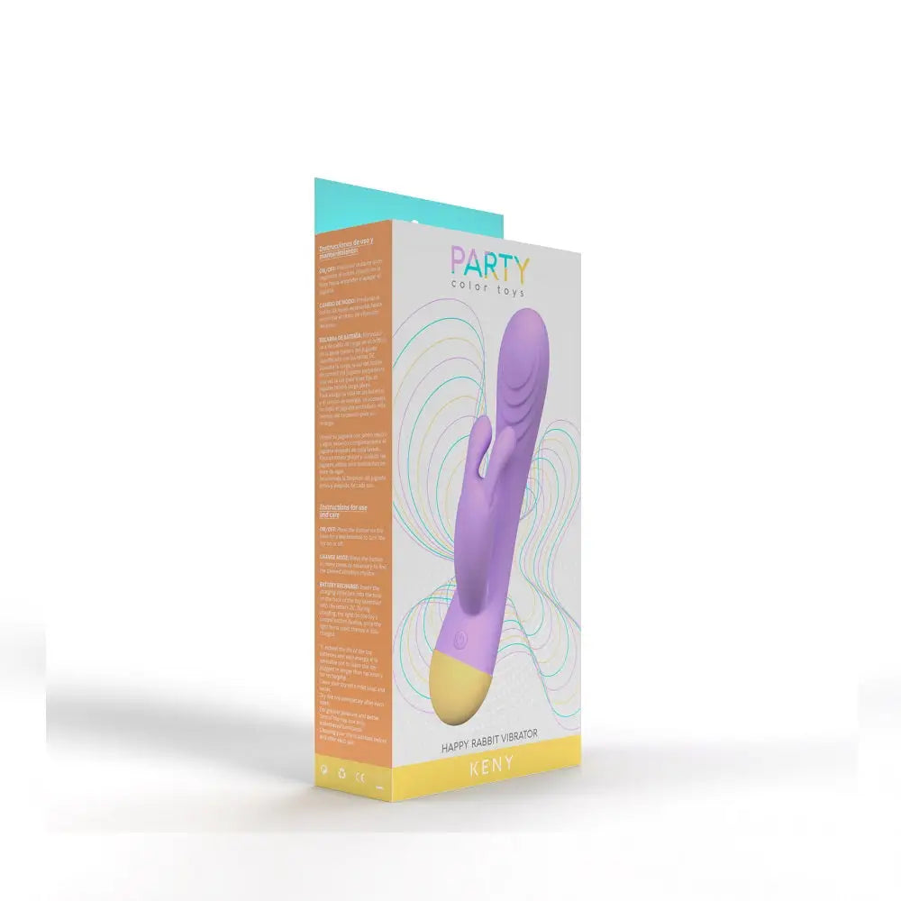 Party Color Keny Rabbit Vibrator Purple - Keny - Fast Shipping - United Kingdom Stoke-on-trent