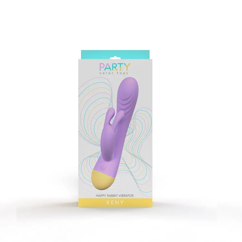 Party Color Keny Rabbit Vibrator Purple - Keny - Fast Shipping - United Kingdom Stoke-on-trent