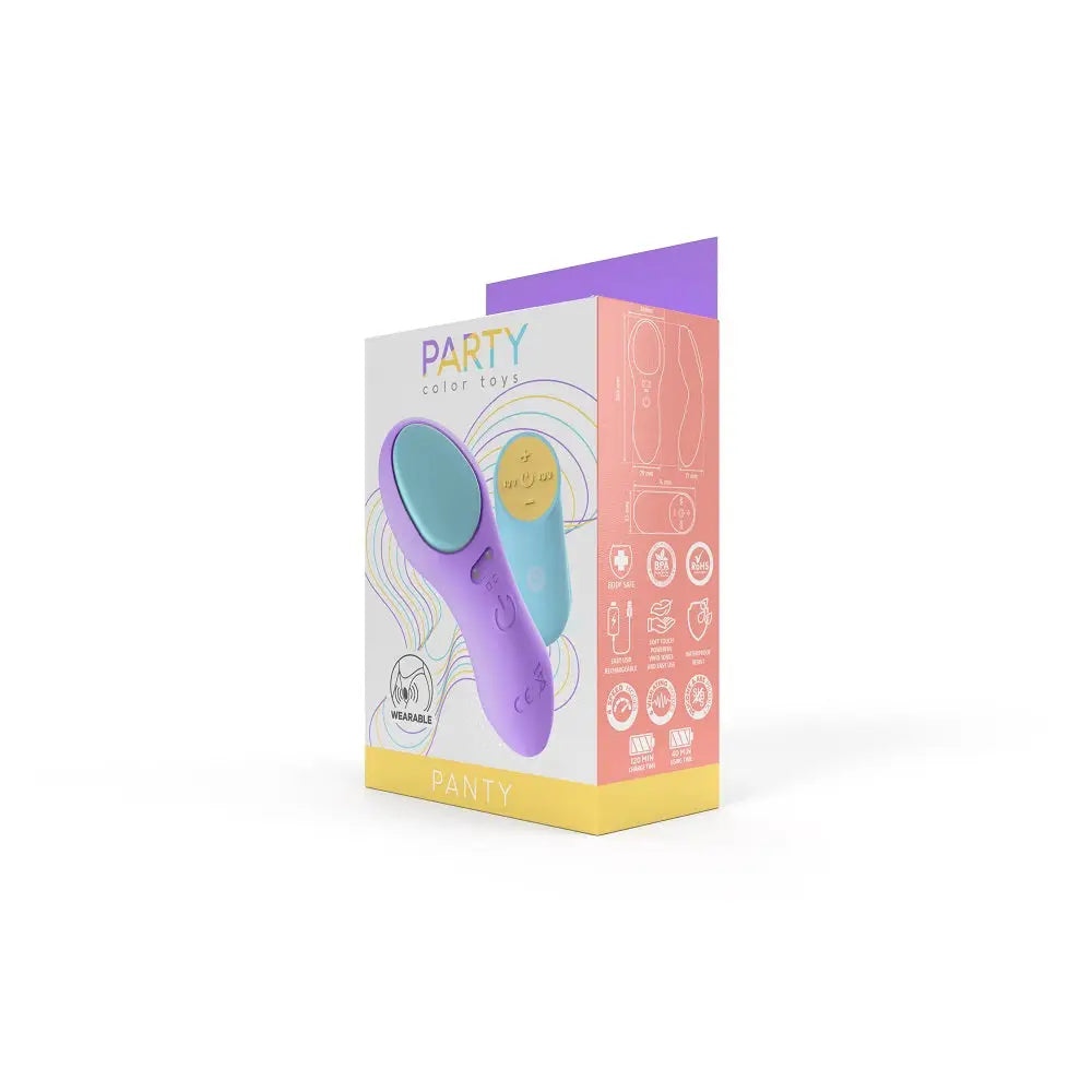 Party Color Panty Remote Control Vibrator Purple - Panty - Fast Shipping - United Kingdom Stoke-on-trent